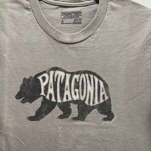 Patagonia Gray Bear Heaven Graphic Logo T-Shirt